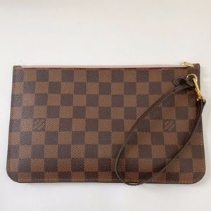 NEW Louis Vuitton Neverfull Damier Clutch